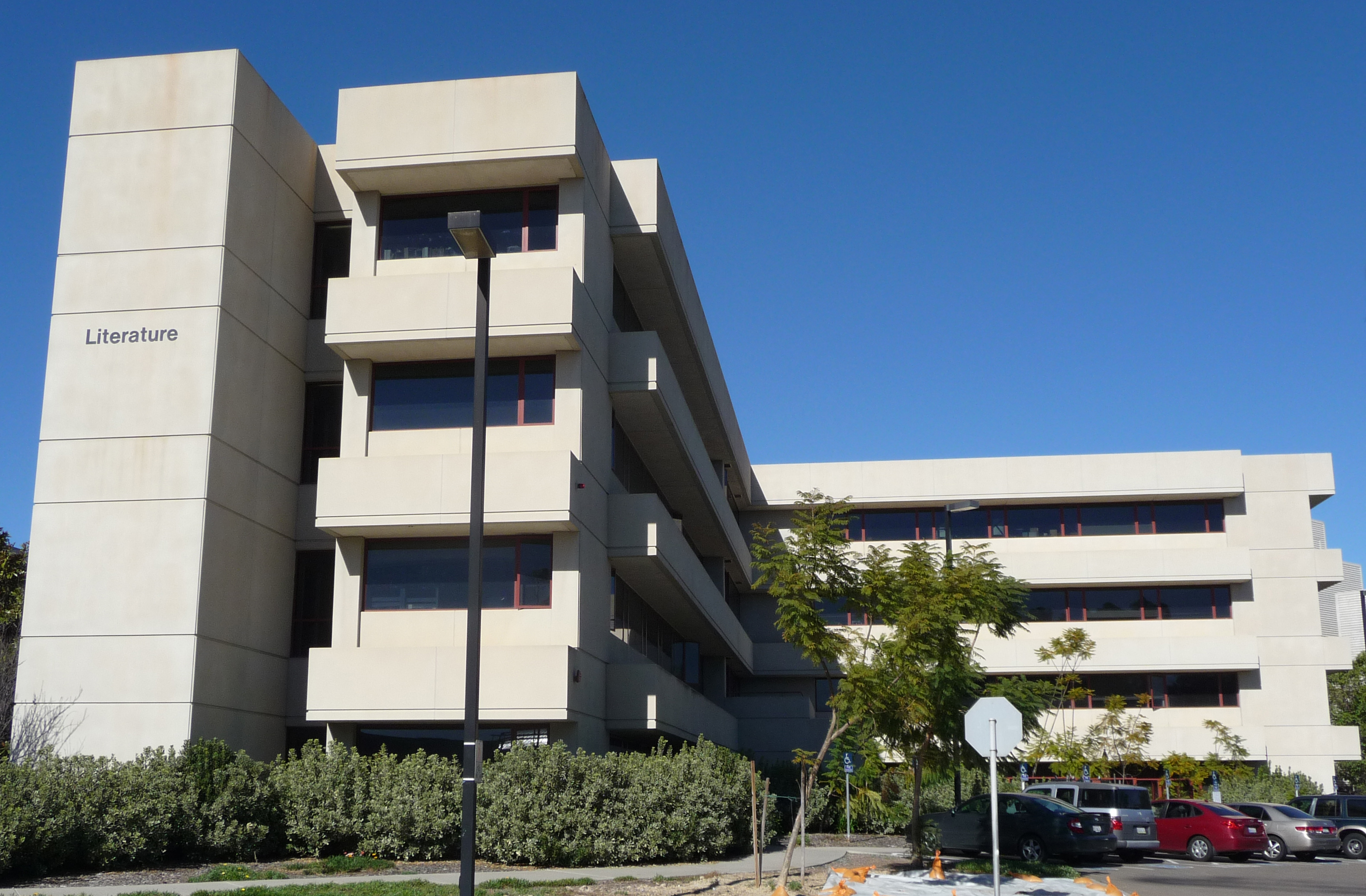 photo of exterior of Literature building